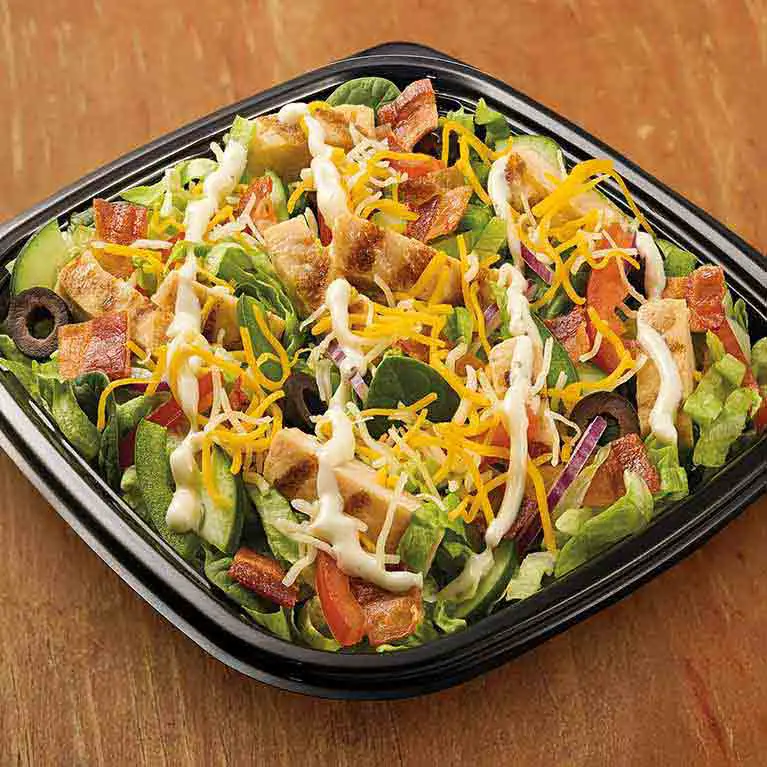 Chicken and Bacon Ranch Salad from Subway